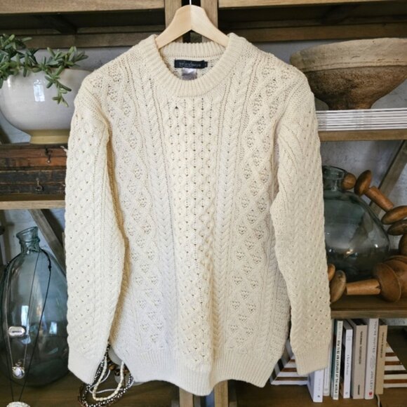Heritage Irish Knit Sweater – 100% Virgin Wool – Made in Dublin, Ireland – Sz XL - Picture 12 of 12